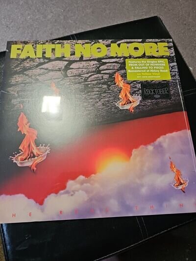 *Rare* Faith No More - The Real Thing Limited Edition Yellow Vinyl LP MINT