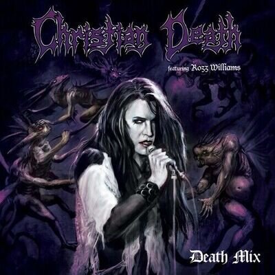 Christian Death - Death Mix - Purple/black Splatter [New Vinyl LP] Black, Colore