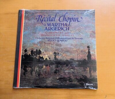 UM 3519 Martha Argerich Chopin Recital Concerto no. 1 etc *SEALED* Vinyl LP