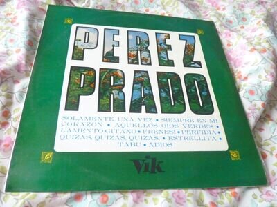 Perez Prado rare Latin mambo LP self titled Spanish press plays VGminus Vix