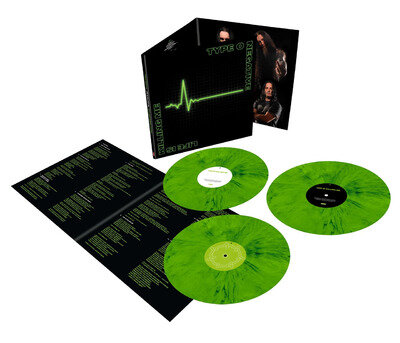 Type O Negative Life Is Killing Me Limited Edition Green 3LP Vinyl 12" Album