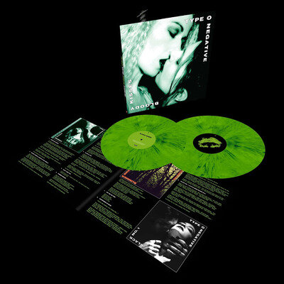 Type O Negative Bloody Kisses: Suspended Dusk Green 2LP Vinyl 12" Album