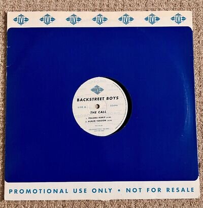 Backstreet Boys The Call Promo 12” Fragma & Thunderpuss Remixes