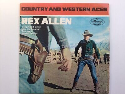 REX ALLEN 4 TRACK EP 1962 COUNTRY AND WESTERN ACES 10011MCA MERCURY MONO