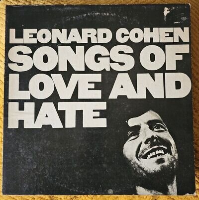 Leonard Cohen – Songs Of Love And Hate – Columbia - Rare US Pressing 1971