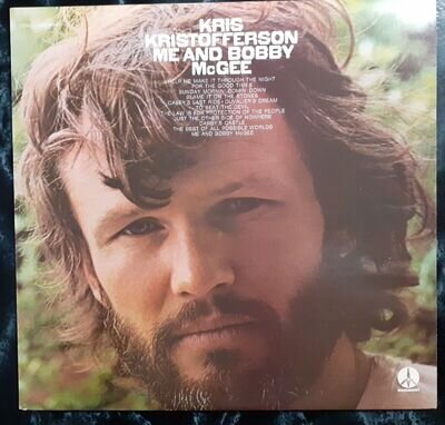 Kris Kristofferson Me And Bobby McGee LP Vinyl Record Very Clean Example