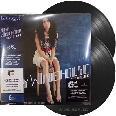 AMY WINEHOUSE LP x 2 Back To Black AUDIOPHILE DBL Vinyl BONUS +The Specials LIVE