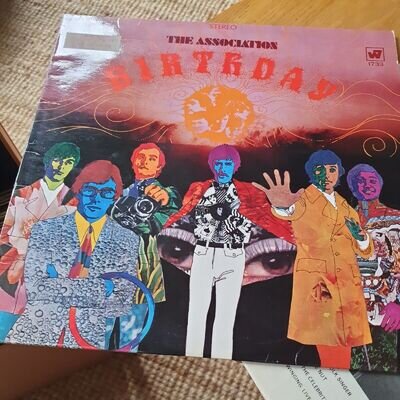 THE ASSOCIATION BIRTHDAY 1968 UK WARNER VINYL LP WS 1733 PSYCHE EX / EX