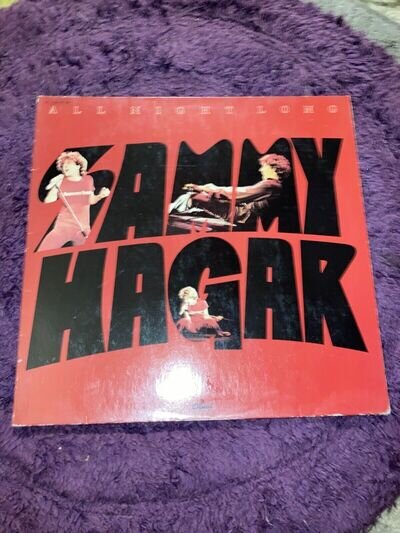 SAMMY HAGAR - ALL NIGHT LONG - ROCK LP 1979 - Gatefold