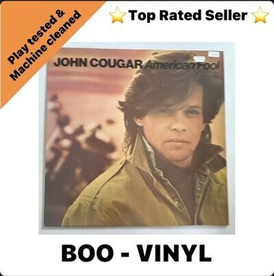 John Cougar Mellencamp ~ American Fool LP Vinyl Record Southern Rock NM-EX