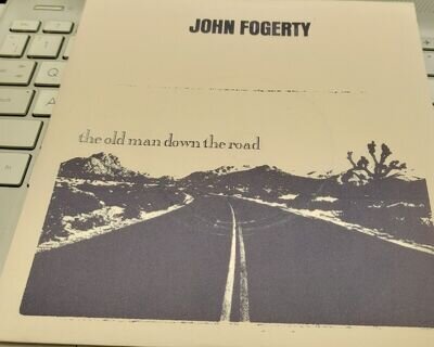 7 inch Vinyl Single: John Fogerty - The Old Man Down the Road. 1984.