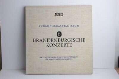 Johann Sebastian Bach - Brandenburgische Konzerte 1-6 2 LP Box Set 1960