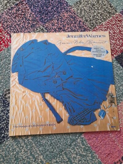 Jennifer Warnes- Famous Blue Raincoat Vinyl Record Album Excellent Condition