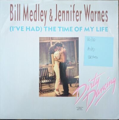 Bill Medley & Jennifer Warnes I've Had The Time Of My Life Vinyl Record VG/VG