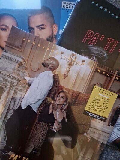 Jennifer Lopez J. Lo And Maluma Pa' Ti Vinyl Set Of 3 New Sealed