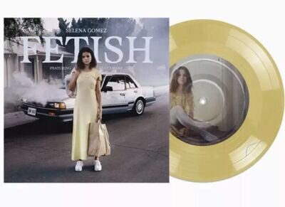 Selena Gomez - Fetish - Gold 7” Vinyl Single - Mint/Sealed