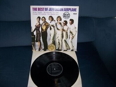 JEFFERSON AIRPLANE THE BEST OF 33 rpm LP 1978 RCA Records Belgian copy