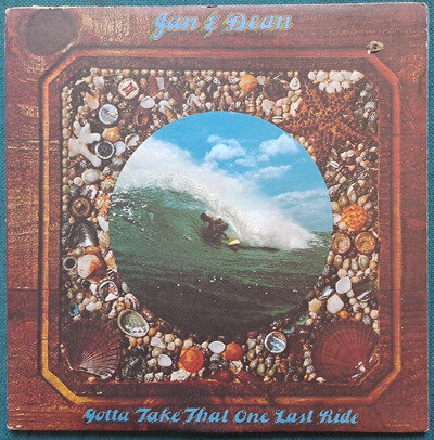 JAN & DEAN GOTTA TAKE THAT ONE LAST RIDE 12" DOUBLE VINYL ALBUM LP & POSTER EX+