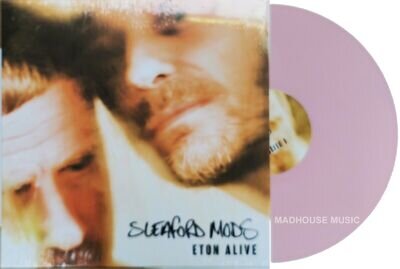 SLEAFORD MODS LP Eton Alive PINK Vinyl Limited Edition GERMAN + Full DOWNLOADS