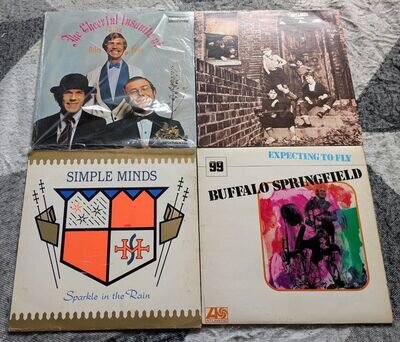 Joblot 12x Rock Vinyl Records - Fripp, The Who, Buffalo Springfield, Deep Purple