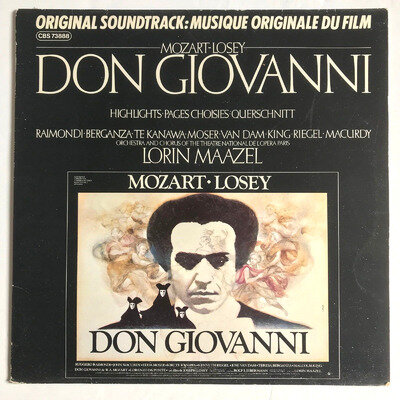 DON GIOVANNI Soundtrack Vinyl LP Lorin MAAZEL Mozart