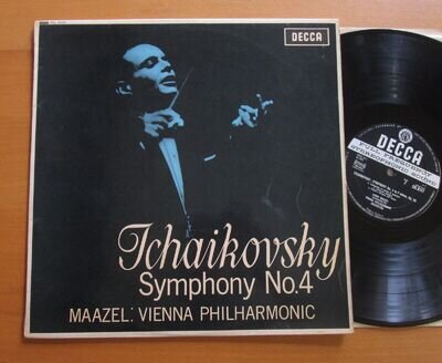 SXL 6157 ED1 Tchaikovsky Symphony no. 4 Lorin Maazel Decca WBG Stereo 1st EX