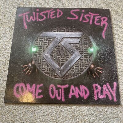 Twisted Sister - Come Out And Play Lp. First Euro Press On Geffen. Exc Con