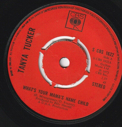 TANYA TUCKER WHAT'S YOUR MAMA'S NAME CHILD NICE COPY