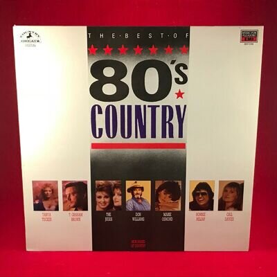 VARIOUS The Best Of 80's Country 1987 UK vinyl LP Marie Osmond Tanya Tucker