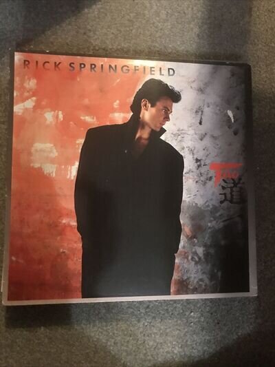 Rick Springfield Tao LP vinyl Germany Rca 1985 with inner PL85370