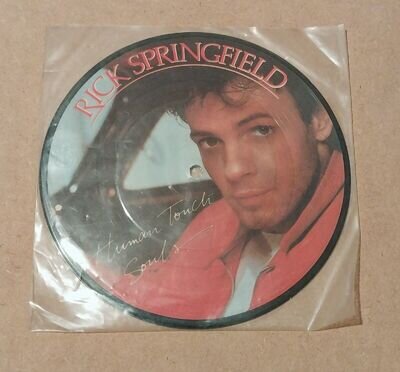 Rick Springfield - Human Touch (7" Picture Disc Record - 1984)