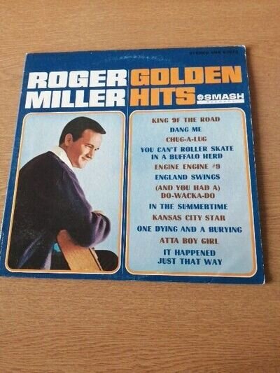 Roger Miller Golden Hits. 1965 Vinyl LP.