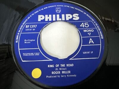 Roger Miller - King Of The Road 7" Vinyl Single Record