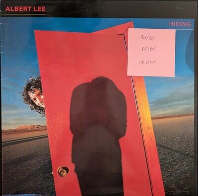 Albert Lee ‎Hiding Vinyl Record EX/VG AMLH 64750 1979