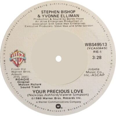 Vinyl 7", STEPHEN BISHOP, YVONNE ELLIMAN, Your precious love, K17668 (1980)