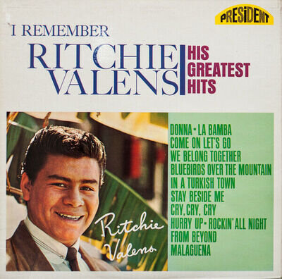 Ritchie Valens - I Remember - His Greatest Hits - Used Vinyl Record - S7294z