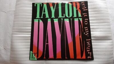 TAYLOR DAYNE "TELL IT TO MY HEART (3 SPECIAL MIXES)" VINYL 12" SINGLE RECORDS