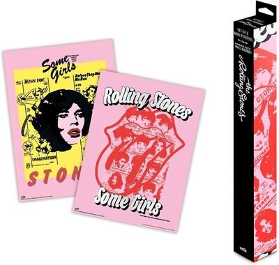 Grupo Erik Poster - The Rolling Stones - Set of 2 Mini Posters 15 x 20.5 inches