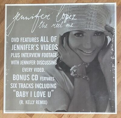 Jennifer Lopez The Reel Me (DVD) Promotional Poster (2003) 24 X 24