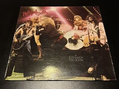 New York Dolls - In Too Much Too Soon 1974 UK Press 12” Vinyl LP