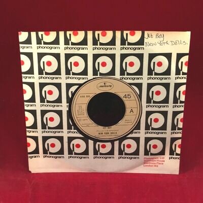 NEW YORK DOLLS Jet Boy 1973 UK 7" vinyl single original 45 Vietnamese Baby