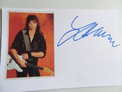 JOHN NORUM EUROPE, AUTOGRAPH.