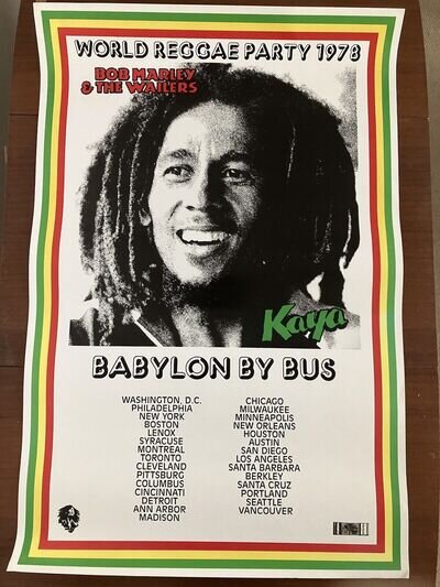 2 x Bob Marley Concert Posters - Original