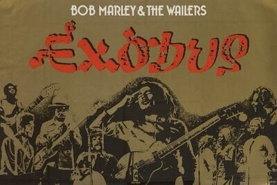 BOB MARLEY & WAILERS 'Exodus' Window Poster - 10"x6" reprint