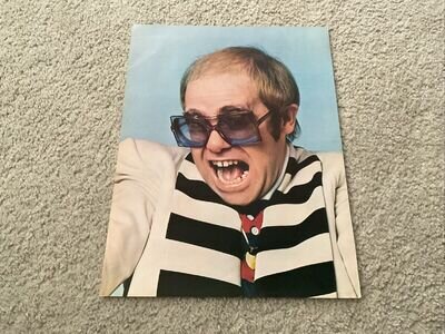 ELTON JOHN 1976 PORTRAIT ORIGINAL PROMO POSTER TYPE AD