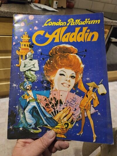 1970s Theatre Programme London Palladium Aladdin - Danny La Rue