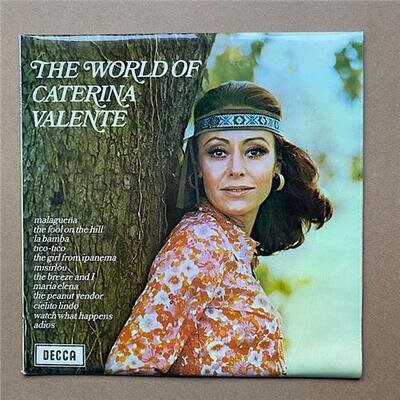 CATERINA VALENTE THE WORLD OF LP 1971 - nice copy UK