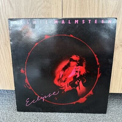 Yngwie Malmsteen - Eclipse - 12" Vinyl LP ALBUM RECORD UK 1st Press + Inner