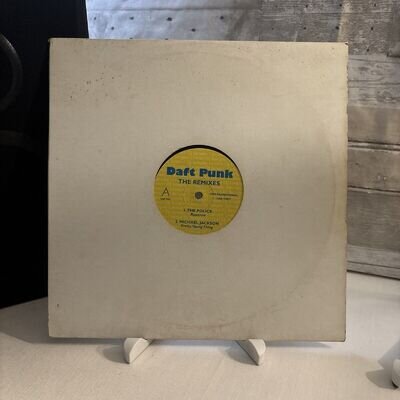 DAFT PUNK - The Remixes 12" Vinyl Single DAFT001 PROMO VG+ - RARE