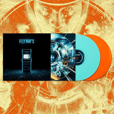 DAFT PUNK TRON LEGACY MONDO NEON BLUE & ORANGE VINYL 2LP DISNEY SEALED WITH OBI